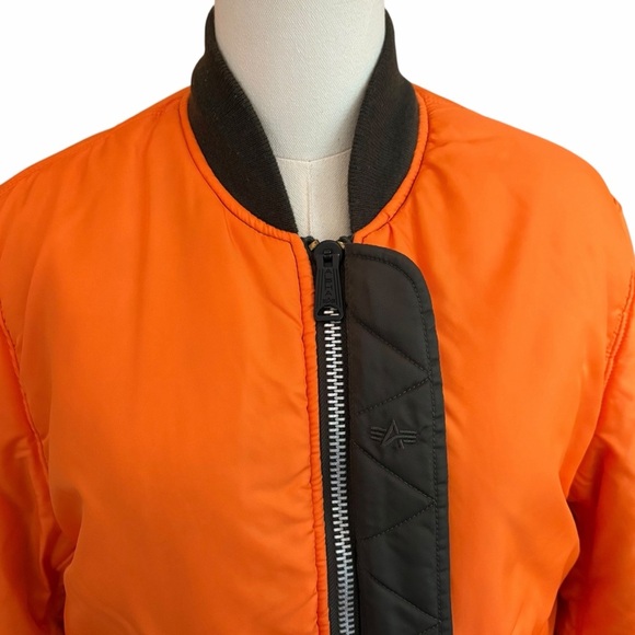 Alpha Industries | Reversible MA-1 Bomber Jacket | Women's Small - Picture 4 of 16